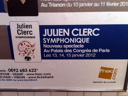 Julien Clerc concert synphonique