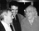 Julien Clerc avec Charles Aznavour et L&eacute;o Ferr&eacute;