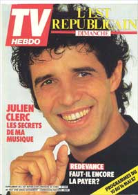 TV Hebdo 1987 avec Julien Clerc