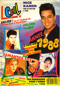 Julien Clerc dans Cool 1987