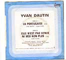 Pochette de la portugaise composée par Julien Clerc