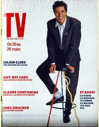 Julien Clerc en couverture du Figaro Magazine