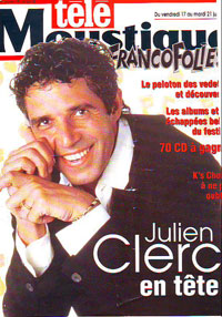 Julien Clerc fait la couverture de Telemoustique