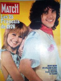 Julien Clerc et Miou-Miou font la couverture de Paris Match