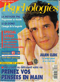 Julien Clerc dans le magasine Psychologie