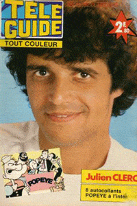 Télé Guide 1983 avec Julien Clerc