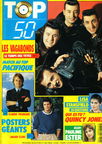 Julien Clerc fait la couverture de Top 50