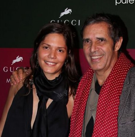 Julien Clerc et Vanille Leclerc fille de Virginie Couperie