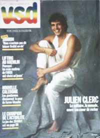 Julien Clerc en couverture de VSD